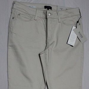 NYDJ ALINA CLAY ANKLE WITH FRAY HEM JEANS